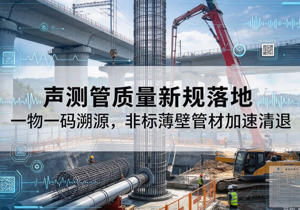 日照声测管质量新规落地，一物一码溯源，非标薄壁管材加速清退